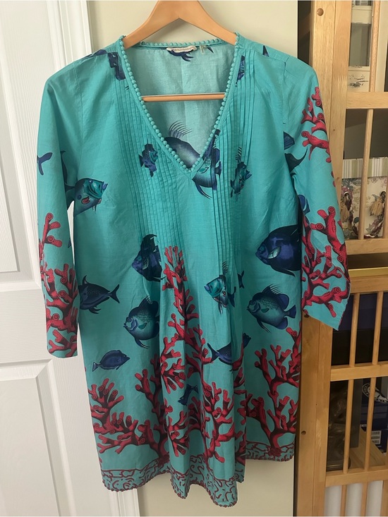 Soft Surroundings Other - Soft Surroundings fish print cover up